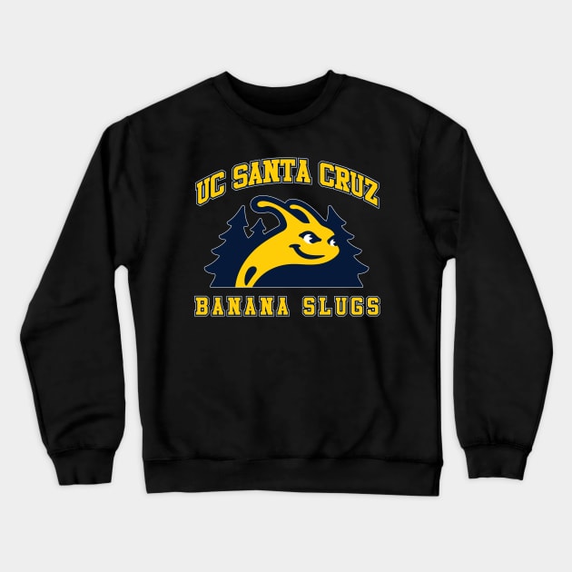 UC SANTA CRUZ BANANA SLUGS Crewneck Sweatshirt by NOONA RECORD